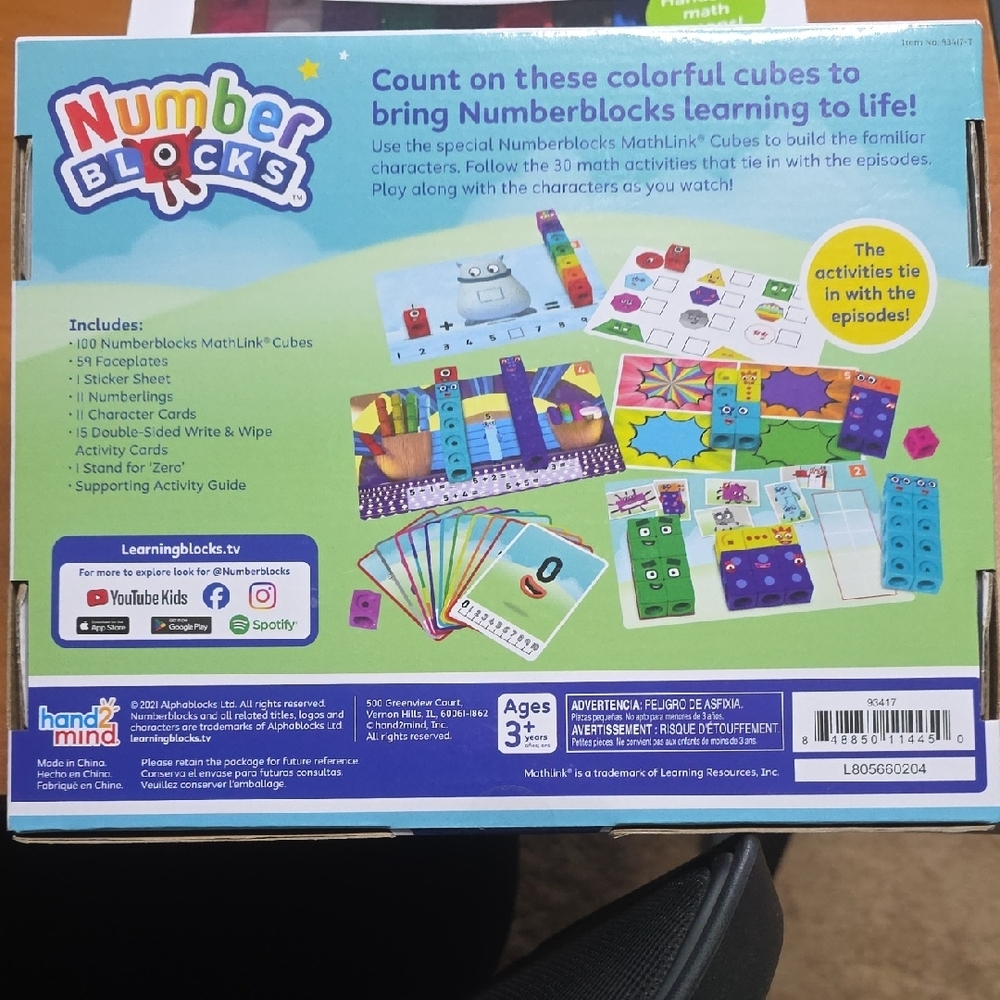 Numberblocks MathLink Cubes Activity Set - Picture 3 of 6